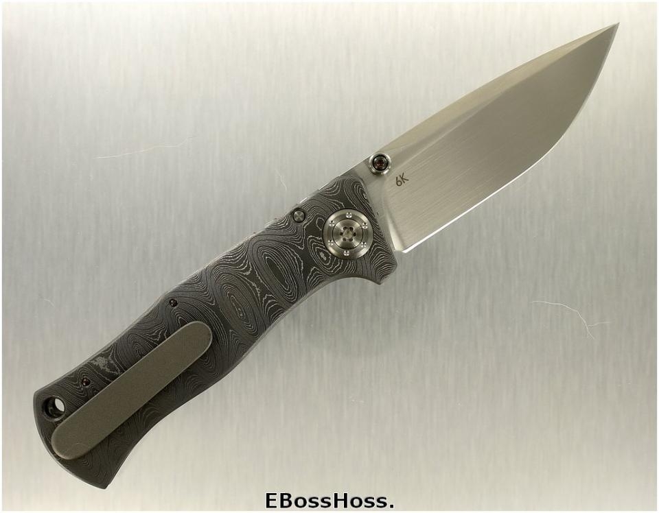 Todd Rexford Damascus Integeral Linerlock Epicenter Mini